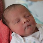 Sophia schläft ganz friedlich